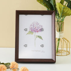 Kuber Industries Photo Frame For Home Décor|Use Horizontal & Vertical|Crystal Clear Glass|Perfect For Home, Office And Shop "16.7x21.8CM"-Pack of 6 (Brown)