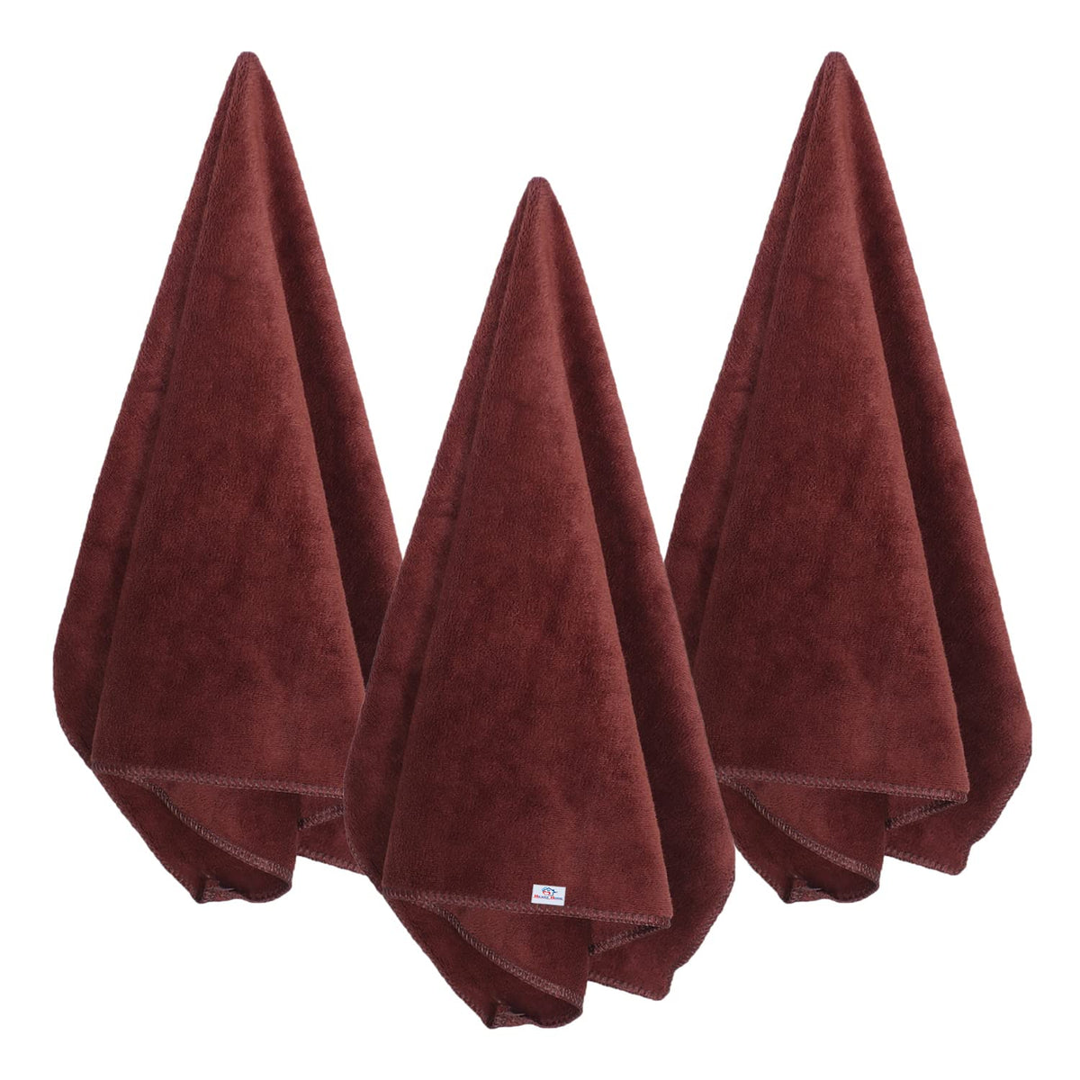 Heart Home Cleaning Cloths|Microfiber Highly Absorbent Wash Towels for Kitchen,Car,Window,24 x 16 Inch,Pack of 3 (Assorted)