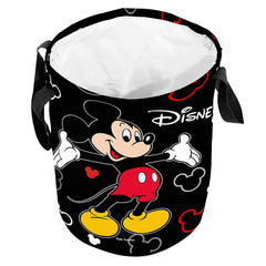 Kuber Industries Disney Print Non Woven Fabric Foldable Large Size Storage Cube Toy and Laundry Bag, Laundry Basket Organizer 45 L (Set of 2, Black)-KUBMART10413