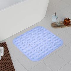 Heart Home Bath Mat | PVC Bathroom Mat | Shower Bath Mat | Square Bath Tub Mat | Foot Massager Mat | Anti-Skid Floor Mat | Shower Mat | Pack of 2 | Multi