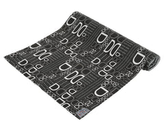 Heart Home D Print Shelf Liners for Kitchen Shelves,cupboards,Wardrobe,Drawer, 10 Mtr (Black)