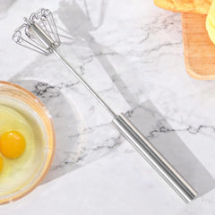 Heart Home Wire Churner|Steel Whisk Hand Blender|Cooking Egg Beater Mixer for Kitchen|Kitchen Utensil for Blending-Whisking-Beating & Stirring|13 Inch|Silver