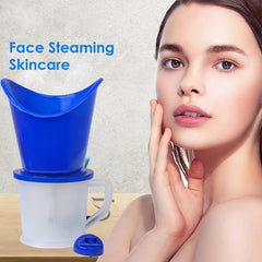 Kuber Industries 3 in 1 Plastic Steam Vaporizer For Cold and Cough (Blue)