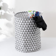 Kuber Industries Laundry Basket For Clothes|Foldable Laundry Hamper|Basket For Toys, Dirty clothes, Storage "45 LTR"-Pack of 4 (Grey)