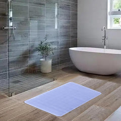Kuber Industries Bath Mat | PVC Bathroom Mat | Shower Bath Mat | Floor Tub Mat | Bathroom Mud Mat | Anti-Skid Shower Bathroom Mat | L-YSD-C |Pack of 2|Sky Blue