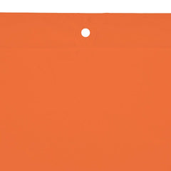 Kuber Industries 2 Pieces PEVA Shower Curtain Liner, Heavy Duty Plastic Shower Curtain with Hooks for Bathroom, Bathtub, 70" x 80", Orange & White-KUBMART11568