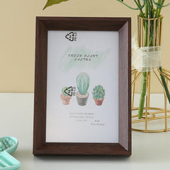 Kuber Industries Photo Frame For Home Décor|Use Horizontal & Vertical|Crystal Clear Glass|Perfect For Home, Office And Shop "11.6x16.7CM"-Pack of 5 (Brown)