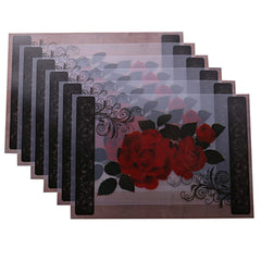 Heart Home PVC 6 Pieces Refrigerator Drawer Mats (Multi) - CTHH8739, Polyvinyl Chloride