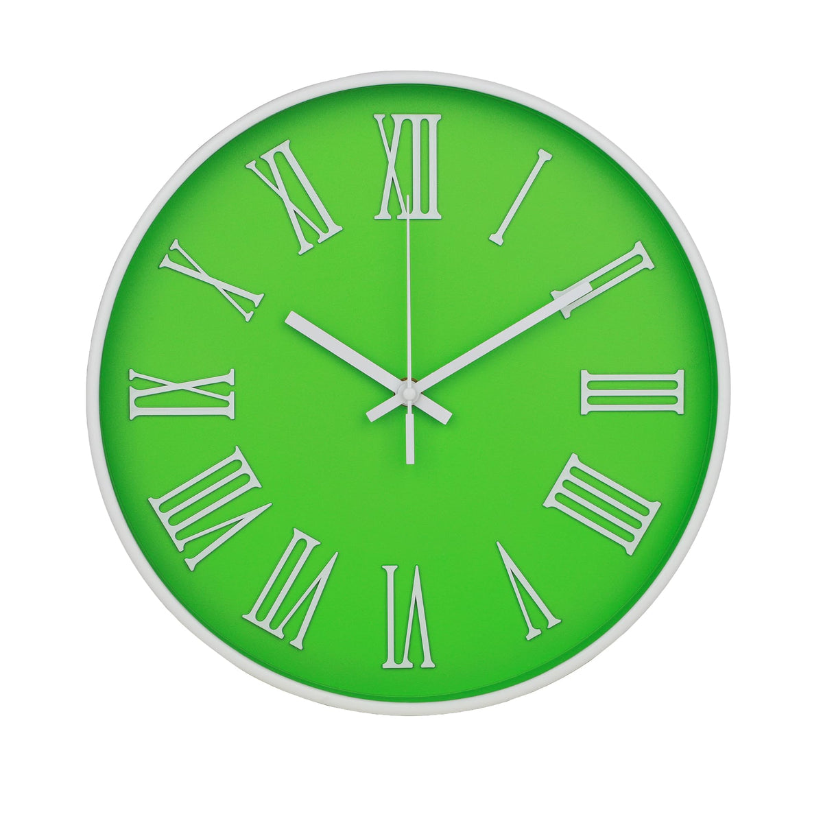 Heart Home Wall Clock | Fancy Watch Wall Clocks | Office Wall Clock | Clock for Living Room | Clock for Bedroom | Clock for Hall | Machinery-Quartz | 12 Inch | F-Green