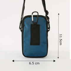 Kuber Industries Paspport Holder for Men & Women|Multifunction Passport Cover Bag|Nylon Passport Pouch for Luggage-Pack of 5 (Blue)