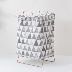 Kuber Industries Laundry Basket For Clothes|Foldable Laundry Hamper|Basket For Toys, Dirty clothes, Storage "40 LTR" (Multi-clolor)