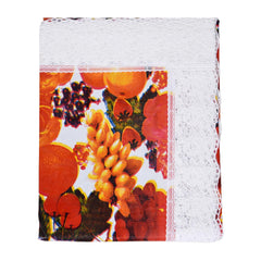 Heart Home Dining Table Cover | PVC Table Cloth Cover | 6-Seater Table Cloth | Table Protector Cover | Table Cover for Dining Table | Fruit Print Table Cover | 60x90 Inch | DTC | Red