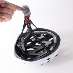 Kuber Industries Cycling Helmet with Detachable Visor|Helmet for Mountain, Road Bike & Skating|Breathable & Adjustable Bicycle Helmet|Ideal for Adults and Kids-Pack of 4 (Blue & White)