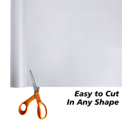 Heart Home Shelf Liner | Kitchen Cabinet Shelf Protector | Kitchen Liners for Cabinets and Drawers | Drawer Liner Mat | Self Lining Shelf Liner Cabinet Mat | 3 MTR | Pack of 2 | White