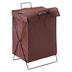 Kuber Industries Laundry Basket For Clothes|Foldable Laundry Hamper|Basket For Toys, Dirty clothes, Storage "40 LTR" (Brown)