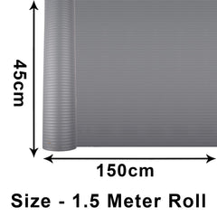 Heart Home Shelf Liner | Kitchen Cabinet Shelf Protector | Kitchen Liners for Cabinets and Drawers | Drawer Liner Mat | Self Lining Shelf Liner Cabinet Mat | 1.5 MTR | Gray