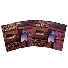 Kuber Industries PVC 6 Pieces Reversible Dining Table Placemat Set (Multi)-CTKTC28201