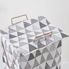 Kuber Industries Laundry Basket For Clothes|Foldable Laundry Hamper|Basket For Toys, Dirty clothes, Storage "40 LTR"-Pack of 4 (Multi-clolor)