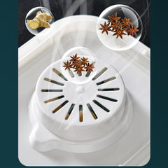 Kuber Industries Pack of 3 Kitchen Storage Dispenser| Moisture Proof Dust Proof | Rice Cereal Dal Storage Dispenser Box| Transparent Metering Cylinder| Measurable Cup | 2021 | White