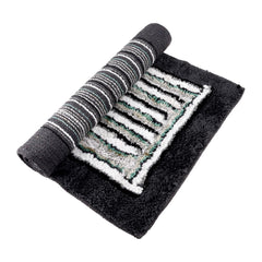 Heart Home Door Mat | Dust Trapper Mat | Door Entrance Mat | Anti-Skid Door Mat | Floor Mat for Home Entrance | Micro Border Door Mat | Entryway Door Mat | Gray