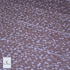 Kuber Industries Baby Plastic/PVC Sheet/Mattress Protector Sheet, Waterproof Bedsheet (6.5 x 6.5 ft, CODE-KMT03, Brown, Standard, KMT0103)