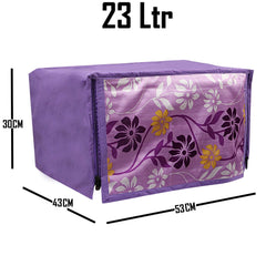 Kuber Industries Cotton 1 Piece Microwave Oven Cover 23 LTR (Pink) -CTKTC5723