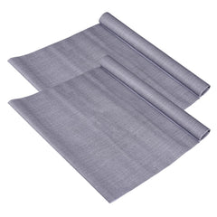 Heart Home Shelf Liner | Kitchen Cabinet Shelf Protector | Kitchen Liners for Cabinets and Drawers | Drawer Liner Mat | Texture Shelf Liner Roll | Cabinet Mat | 3 MTR | Pack of 2 | Gray