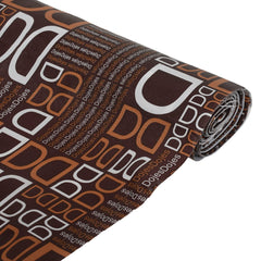 Kuber Industries D Print PVC Anti Slip Skid Shelf Mat, 10 Mtr (Brown)