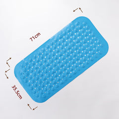 Kuber Industries Bath Mat | PVC Bathroom Mat | Shower Bath Mat | Floor Tub Mat | Bathroom Mud Mat | Anti-Skid Shower Bathroom Mat | M-YSD-35B |Pack of 6| Dark Blue