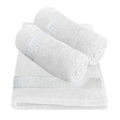Kuber Industries Cotton 400 GSM Face Towel Set 14x21 White, 3 Pieces -CTKTC8599, Standard (CTKTC08599)