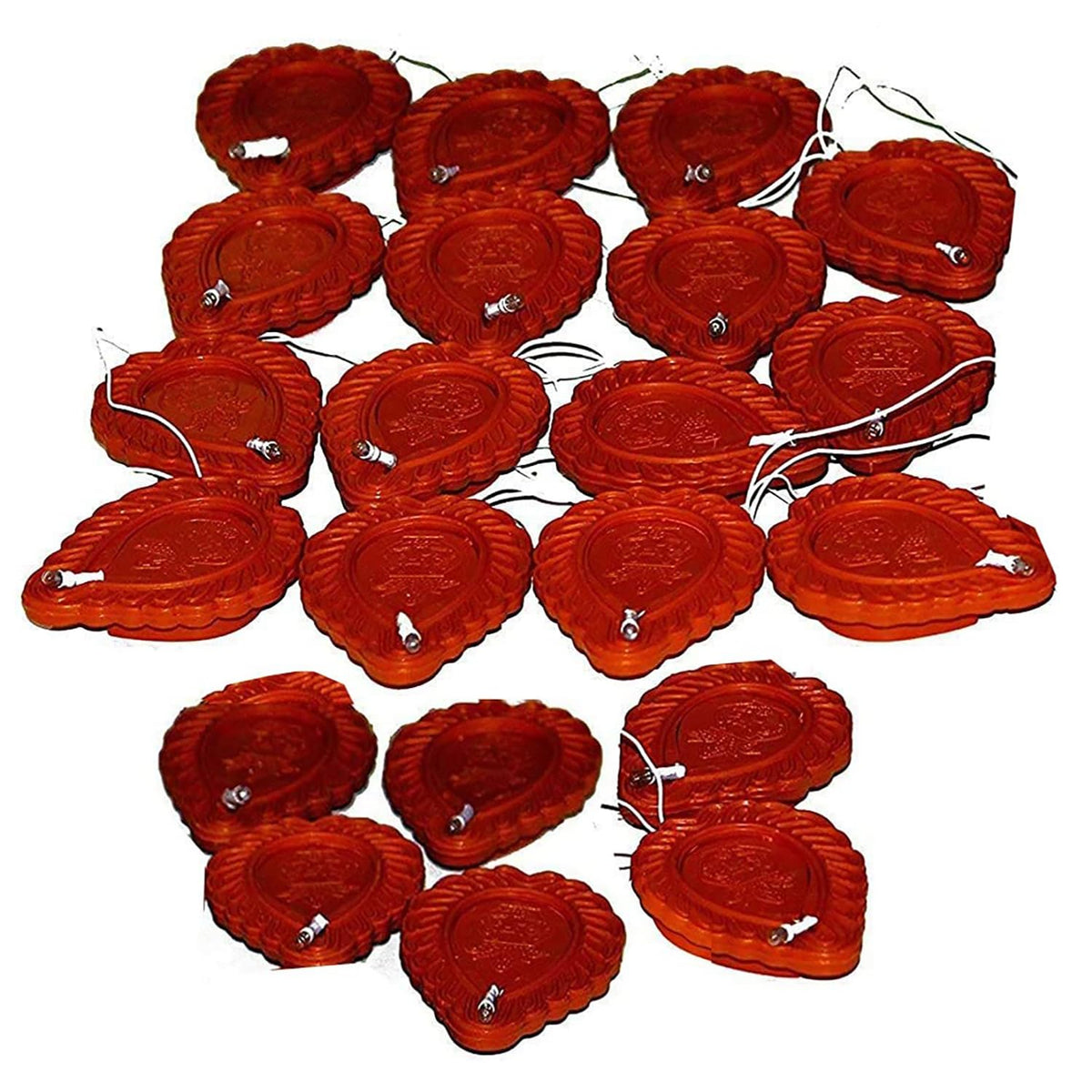 Kuber Industries Diwali Lights | Diwali String Light for Décor | Lights for Christmas | Lights for Navratri | Lights for Party | Lights for Indoor & Outdoor | Diya Lights | Brown