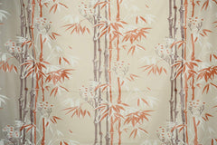 Kuber Industries Leaf Design PVC Shower Curtain - 54"x84", Coffee, Standard (CTKTC01556)
