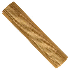 Heart Home Reversible Non-Slip Wipe Clean Heat Resistant PVC Placemats for Dining Table, Set of 6 (Gold)-50HH01311