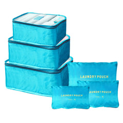 Urbane Home Travel Luggage Bag | LYN16-BLE | Blue | pack of 6