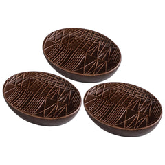 Kuber Industries Soap Holder | Handwash Soap Dispenser | Soap Dispenser for Wash Basin | Soap Dispenser Case | Bathroom Dispenser Case | 3 Piece | JY00036 | Brown