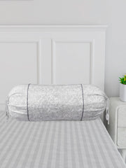 Kuber Industries Bolster Covers | Cotton Bolster Cover Set | Diwan Bolster Cover Set | Bolster Pillow Cover | Khakhi Printed Masand Cover | 16x32 Inch | Pack of 4 | Multicolor