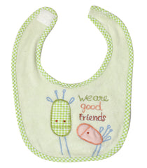 Kuber Industries Baby Cotton Apron Bibs-Pack of 4 (Yellow)-HS43KUBMART25511