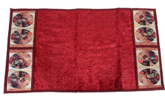 Kuber Industries Cloth 3 Pieces Fridge Mat, 1 Piece Handle Cover and 1 Pieces Fridge Top Cover (Multi)-CTKTC2801