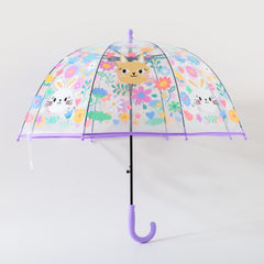 Urbane Home Kids Umbrella | Umbrella for Rainy Days | Umbrellas for Rain | Umbrella for Travelling-Outdoor Activities | Umbrella for Kids-Boys & Girls | Kids Chhata | RST031A | White