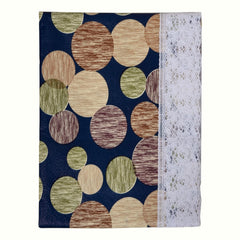 Kuber Industries Dining Table Cover | PVC Table Cloth Cover | 6-Seater Table Cloth | Table Protector Cover | Table Cover for Dining Table | Multi Dot Table Cover | 60x90 Inch | DTC | Blue