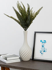 Heart Home Flowers Fern | Artificial Flowers Fern | Flower Fern Orchid for Vase Pot | Artificial Flower for Home Décor | Orchids Artificial Flower for Vase | Pack of 3 | Green