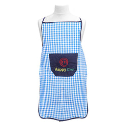 Kuber Industries Checkered Design Cotton 3 Pieces waterproof Apron with Front Pocket (Red, Maroon and Black), CTKTC13755