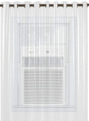 Kuber Industries PVC 30 mm 7 Feet Eyelet AC Curtain (CTKTC5680, Transparent) - 2 Pieces
