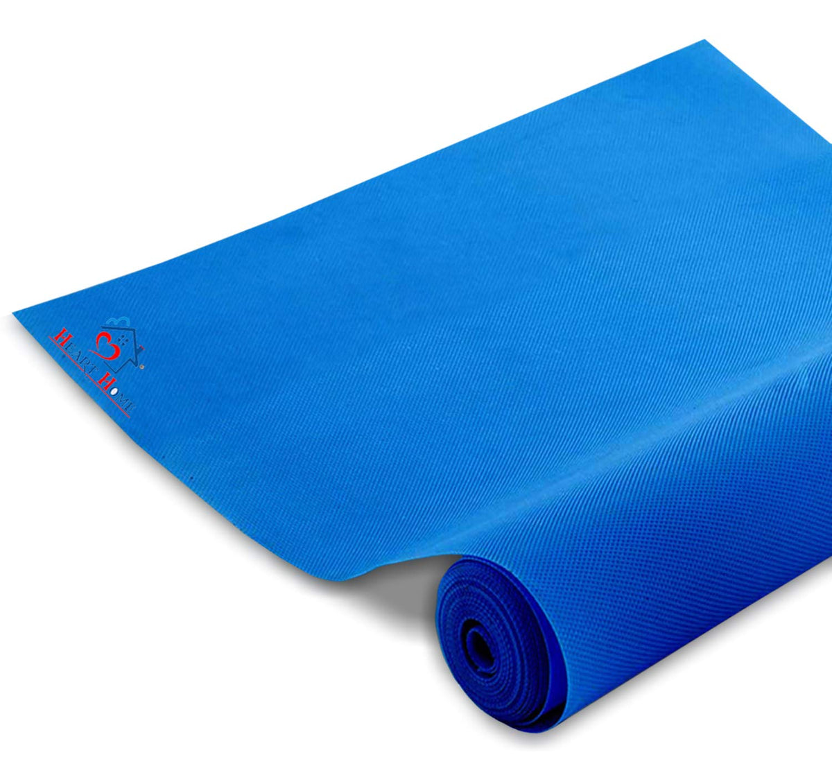 Heart Home Multipurpose, Waterproof, Super Strong, Anti Slip Diamond Textured Mat/Sheet for Kitchen Drawer, Cupboard Shelf, Fridge, Bathroom Shelves Liner-45X150 cm (1.5 Mtr, Blue)-HEART11704