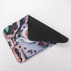 Kuber Industries PVC Kitchen Floor Mat|Anti-Skid Backing|Mats for Kitchen Floor |Easily Washable|Idol for Home, Kitchen Entrance| CF-220810 |Pack of 4| Multi