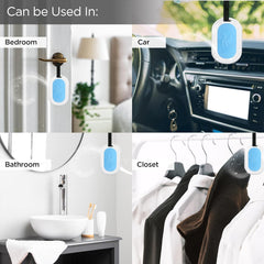 Urbane Home Wax Air Wardrobe Freshener | Pack of 2 | Blue- Ocean Fragrance | 45g Each -Lasts Up to 6 Months | Air Freshener for Home Drawer Closet Cars Wardrobe | Natural and Eco Friendly