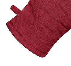 Kuber Industries Cotton Microwave Oven Gloves, Set of 4 (Maroon)-HS40KUBMART23982
