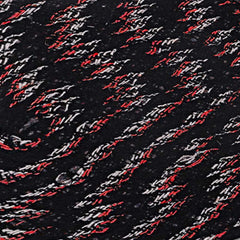 Kuber Industries Cotton Oval Door Mat for Porch/Kitchen/Bathroom/Laundry Room,(Black) 54KM3948