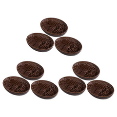 Kuber Industries Soap Holder | Handwash Soap Dispenser | Soap Dispenser for Wash Basin | Soap Dispenser Case | Bathroom Dispenser Case | 9 Piece | Pack of 3 | JY00036 | Brown