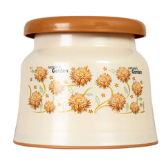 Kuber Industries Bathroom Stool|Plastic Stool for Bathroom|Anti-Slip with Strong Bearing|Solid Surface & Unbreakable Material|Cream